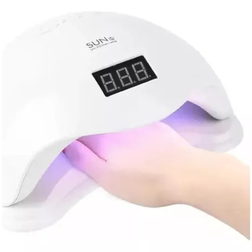 Cabine Led Unhas Gel Sun X5 Uv Bivolt 45 Leds Digital - Envio Imediato
