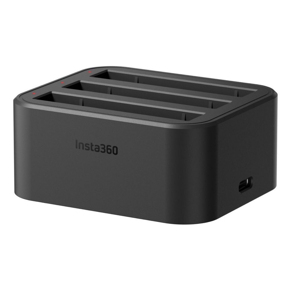 Carregador Triplo Original para Insta360 X3 Fast Charge Hub