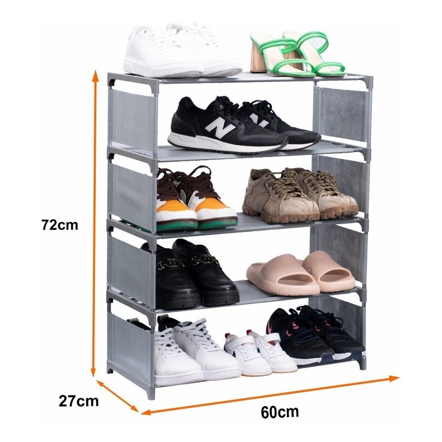Organizador De Sapato Calcados Portatil 5 Niveis 15 Pares