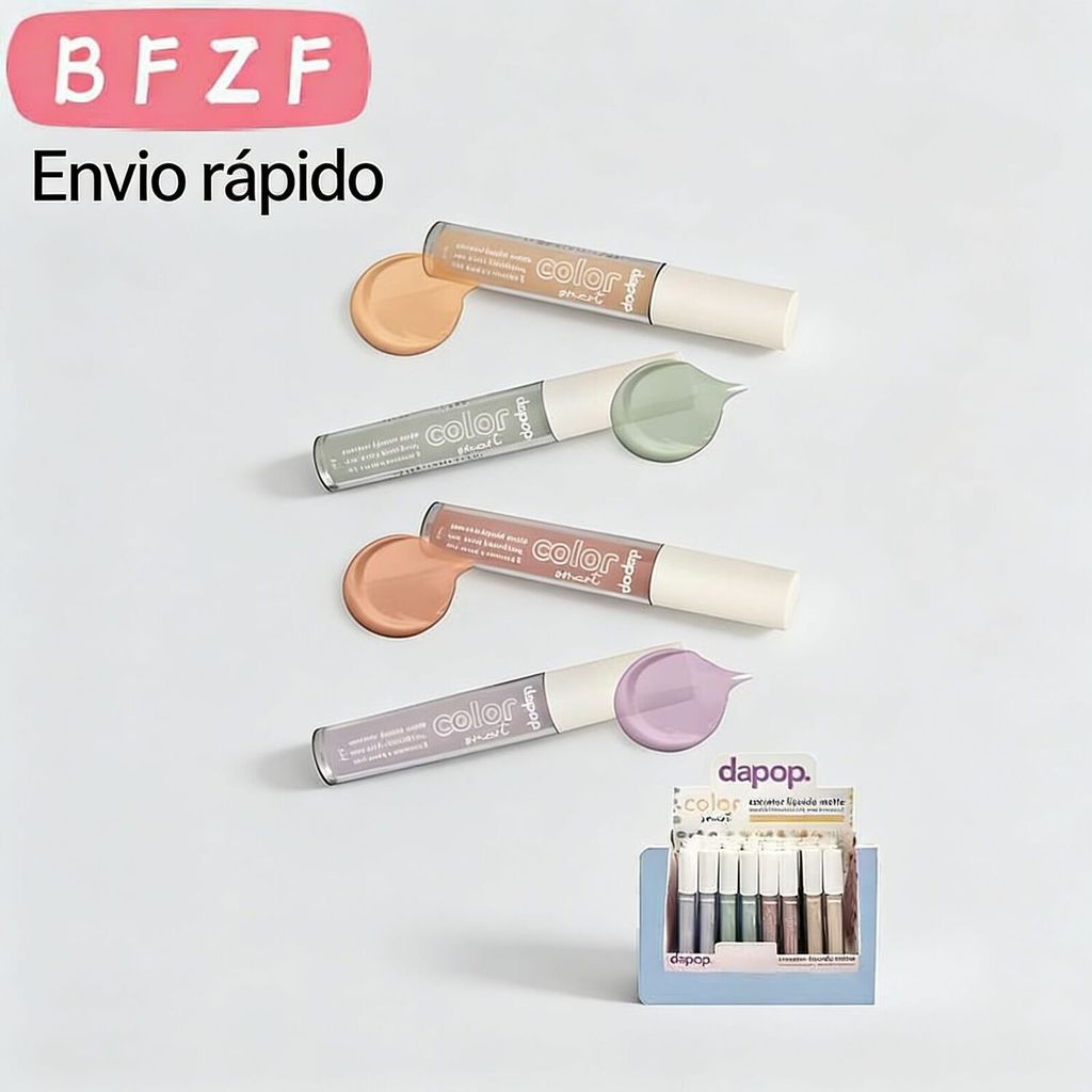 Corretivo Liquido Matte Color Smart - Dapop - Fórmula com Extrato de Aloe Vera ✨Envio rápido
