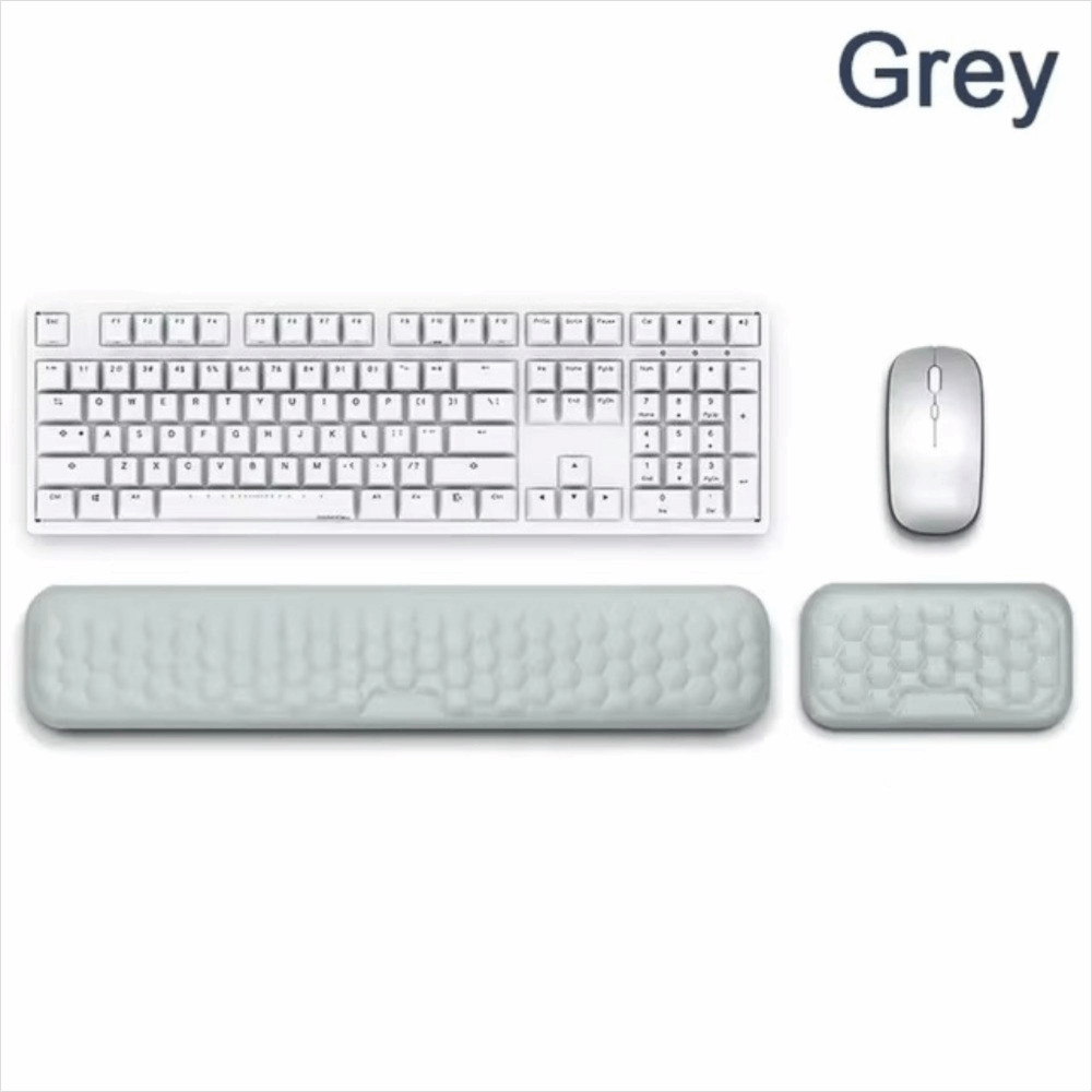 TEVO Mouse Pad , Descanso De Pulso Para Teclado Relaxante De Espuma , Base Antiderrapante Confortável , Design Ergonômic