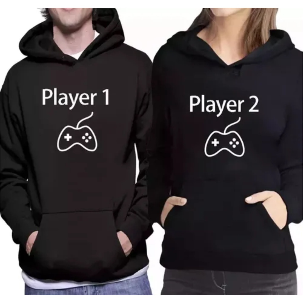 2 Casacos Casal Game Nerd Oferta Especial