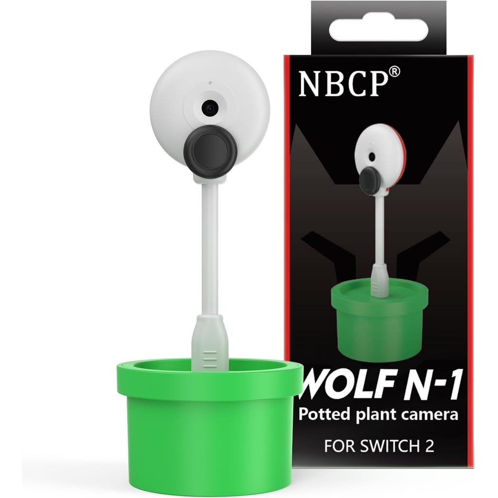 Câmera para Switch 2 – Webcam HD 720P Plug-and-Play para Nintendo Switch 2 (2025), Design Lollipop, Brilho e Nitidez Aju