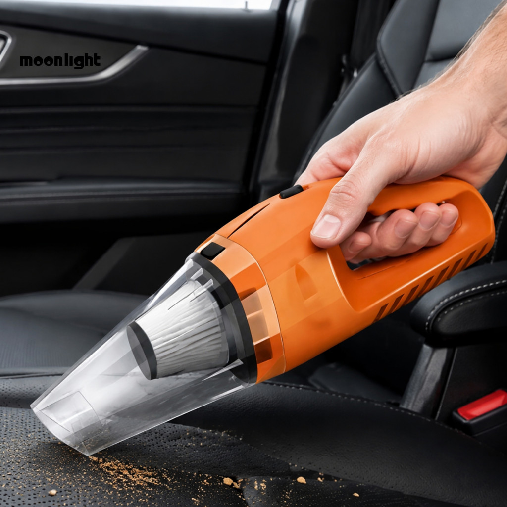 Portable Handheld Car Vacuum Cleaner 4000pa High Power Cordless with Multi-nozzles – for Home Office Lightweight Easy