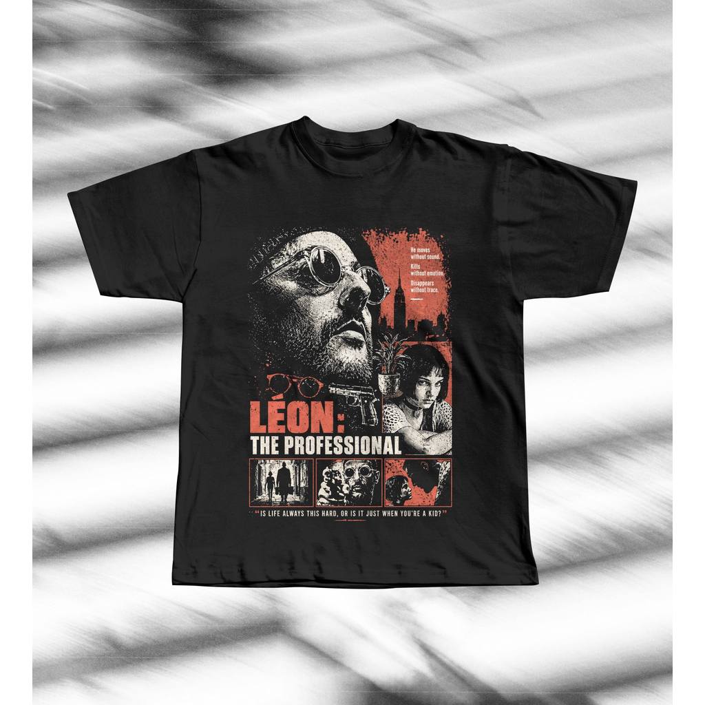 Camiseta Masculina Feminina Estampa Léon The Professional Filme Ação T-shirt Unissex Streetwear Envio Imediato