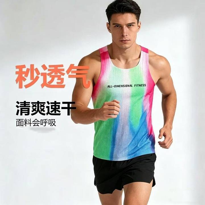 Track and Field Training Wear Marathon Running Sports Professional Competition Vest Quick-Drying Breathable 6INW