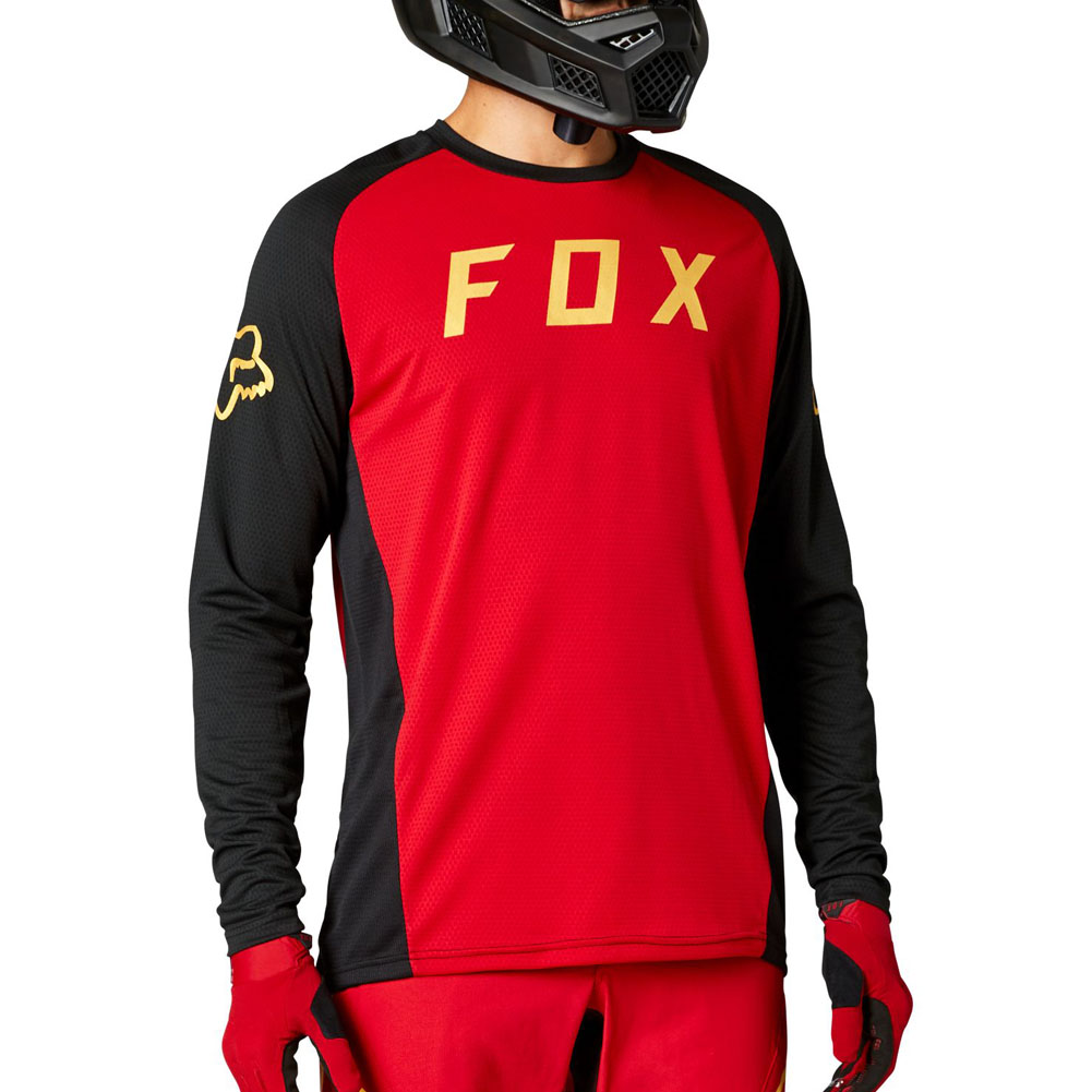 2022 Camisa De Ciclismo FOX 3-Color MOTO Jerseys MTB Outdoor Professional Motocross Manga Comprida Para