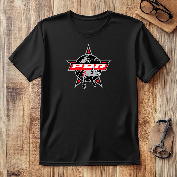 Camiseta 100% Algodão Professional Bull Riders T-Shirt Masculina Camisa Country