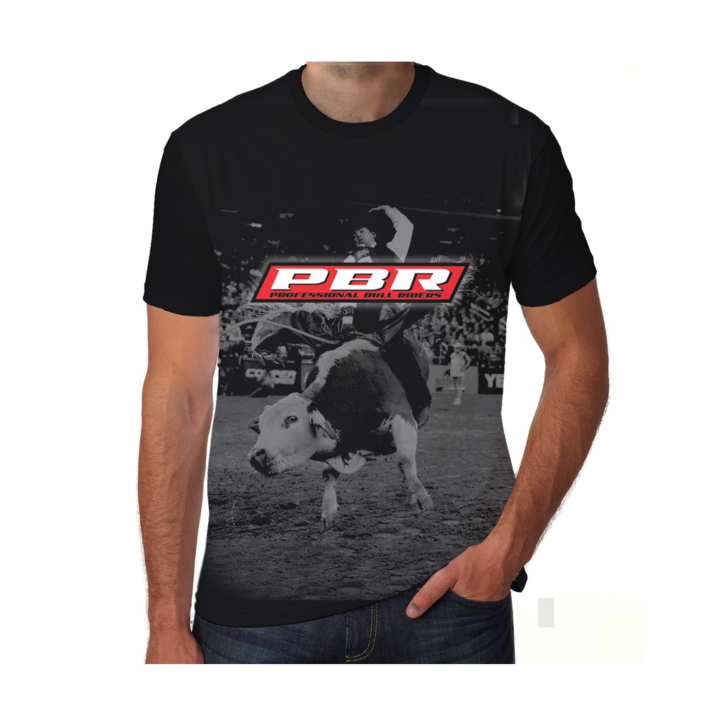 Camiseta Professional Bull Ryder PBR Estampa Total
