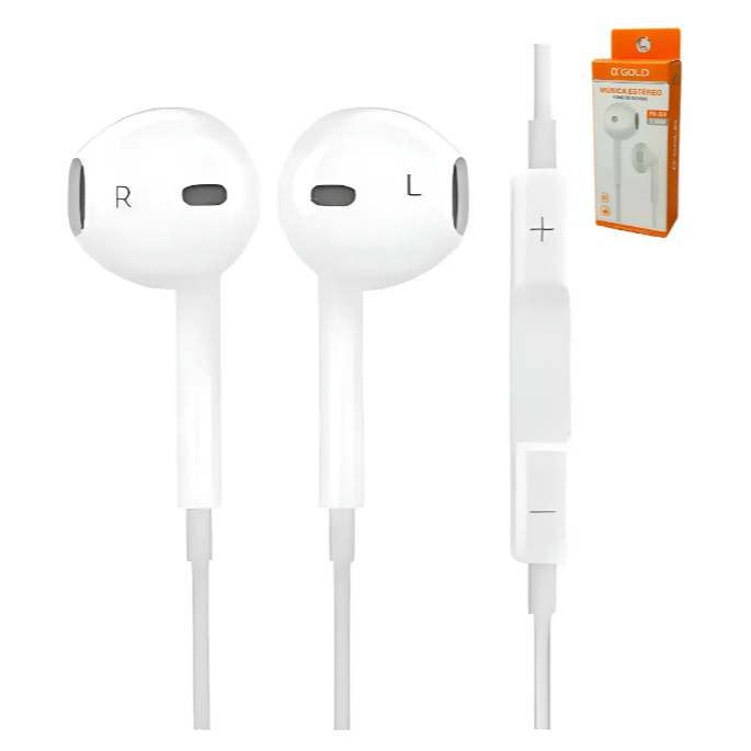 Fone A'Gold FN-A14 P2 Grave Forte Premium com Microfone Original