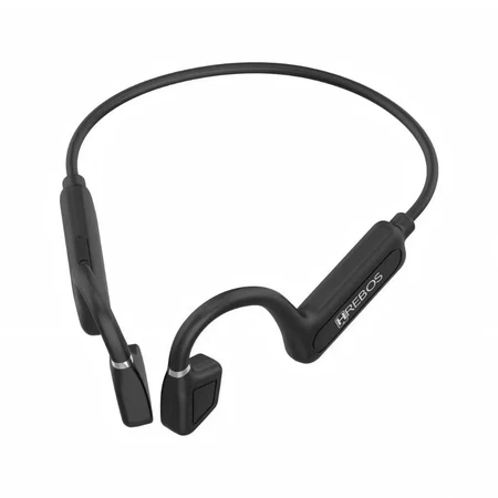 Fone Bluetooth 5.0 Condução Óssea Hrebos HS-611 Earflex Esportivo – Som Premium, Mãos Livres, Resistente à Água