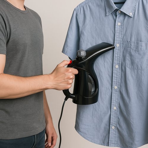 Passadeira A Vapor Compacta Portatil Facil Uso Roupas Sem Rugas Roupas Lavanderia Camisa Social