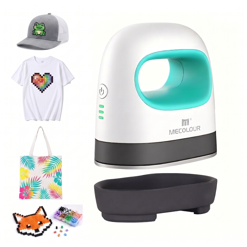Mini Máquina de Prensa Térmica Portátil para Impressão de Camisetas e Roupas Artesanais DIY Mecolour