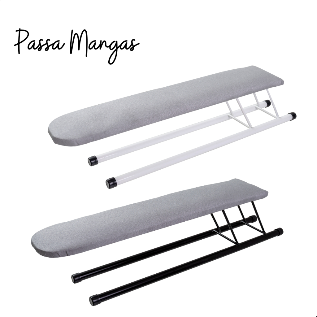 Suporte para Passar Mangas de Camisa Mini Tábua de Passar Roupas Dobrável e Portátil Ideal Para Mangas e Punhos