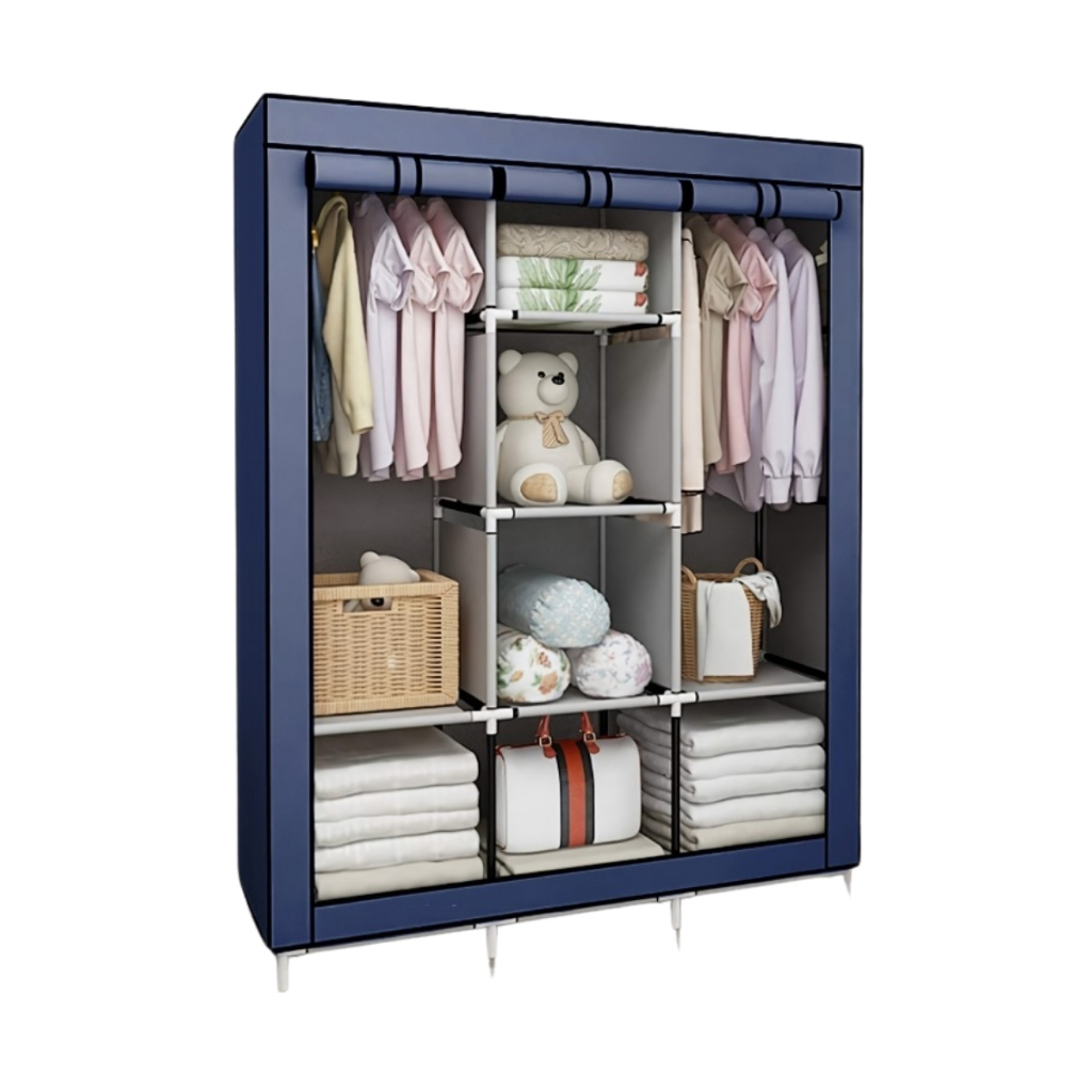 Guarda Roupa Portátil Roupeiro Multiuso Grande Sapateira Desmontável Organizador de Roupas Camisa