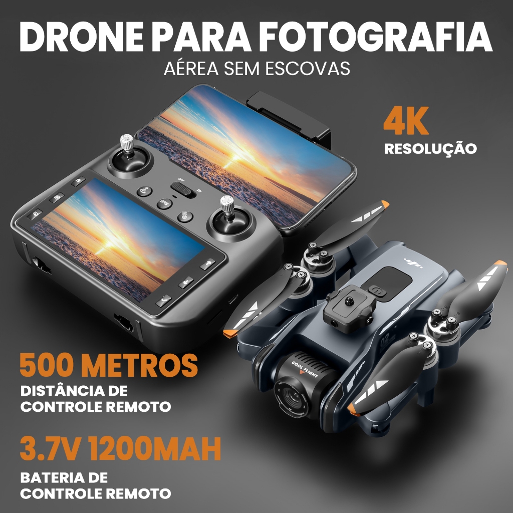 XT808 professional Drone has a 4.5-inch 4K screen, 5G GPS and a 180 camera°