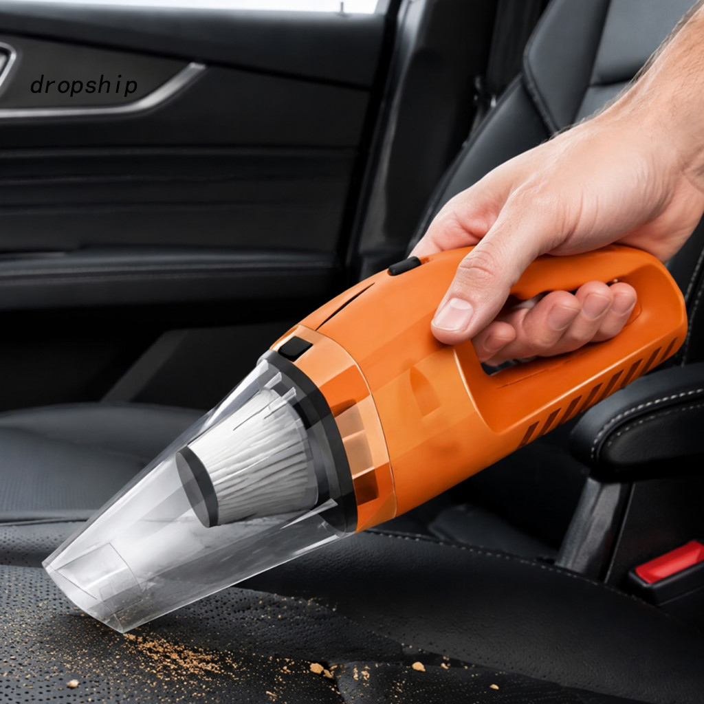 Portable Dust Collector for Vehicle Maintenance Car Vacuum Cleaner Handheld 4000pa High Power Cordless with Multi-nozzle