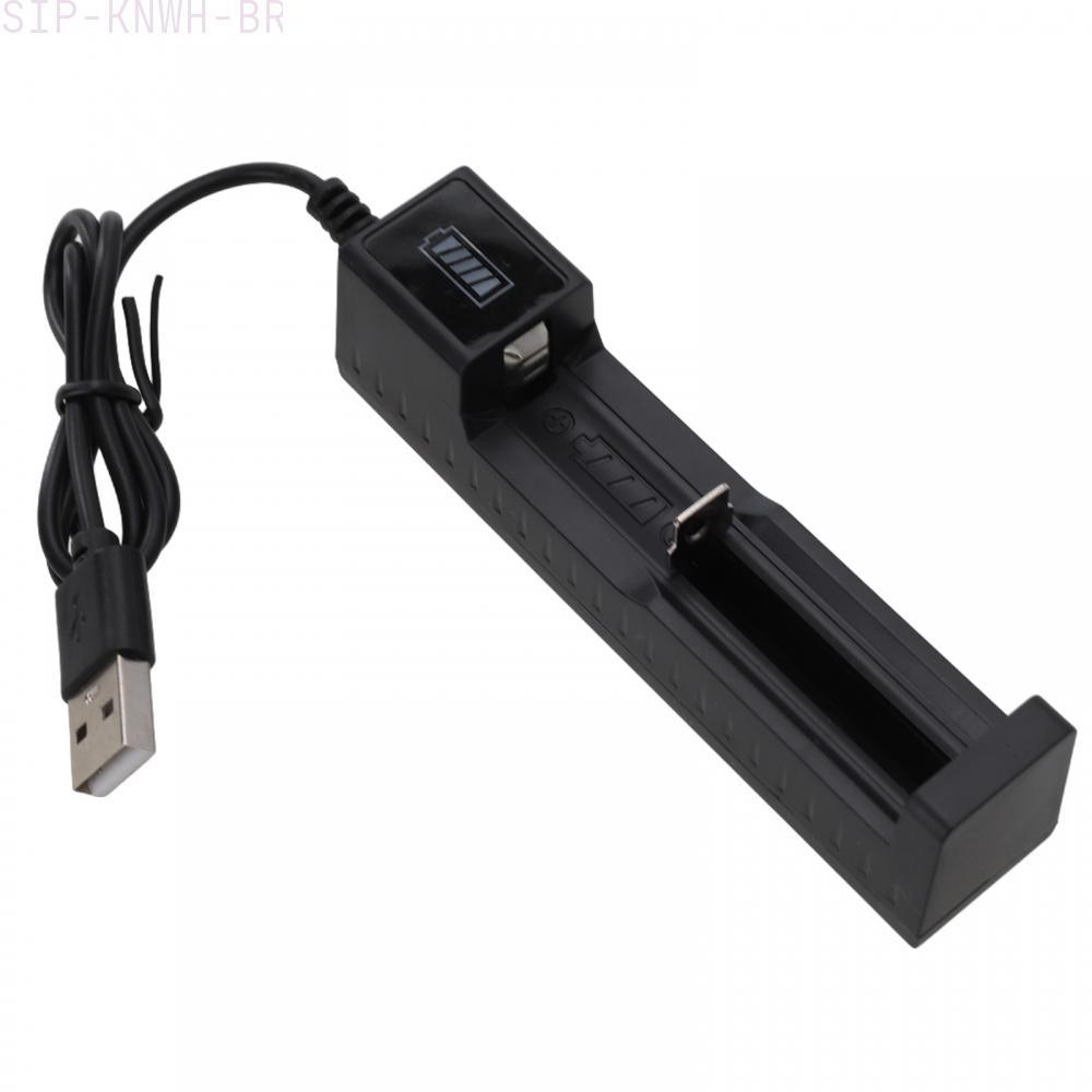 [SIP-KNWH-BR]Universal USB Battery Charger for 16340 14500 26650 3 7V Safe and Convenient-New In 11-