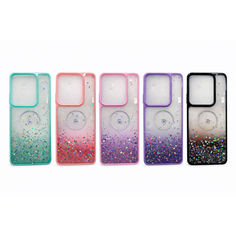 Capa Glitter Lux Premium para Redmi A5 / Poco C71 – Anti Impacto com Proteção de Câmera e Design Brilhante