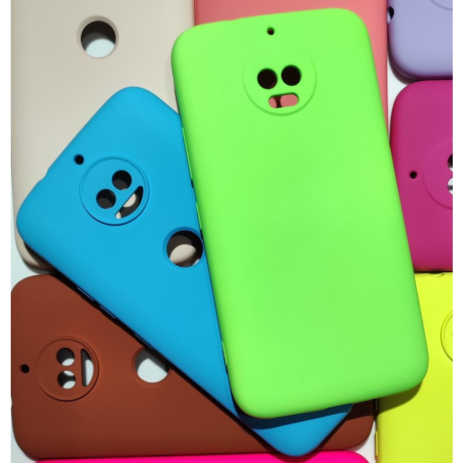 Capa Protetora G5S Plus Silicone com Proteção de Câmera Interior Aveludado Macia TPU Premium