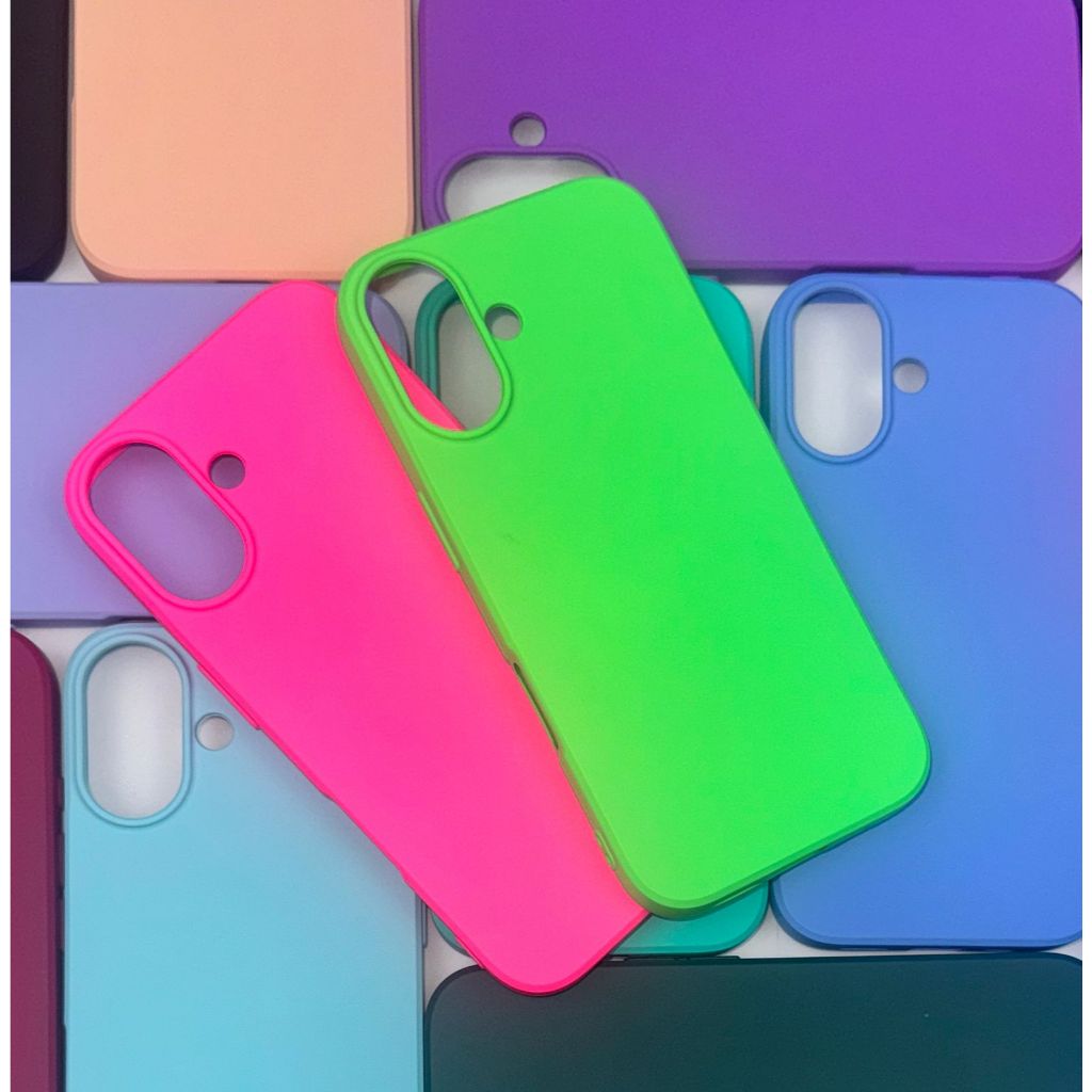 Capinha Capa Case Silicone Aveludada Para iPhone 16 Premium Macia Toque Macio