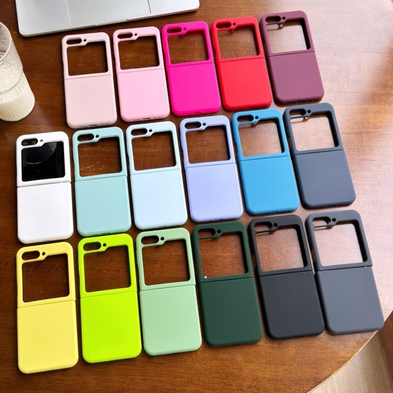 capinha capa para Z FLIP 6 Silicone Case Protetora case Silicone Premium Película Camera Orig Pret B