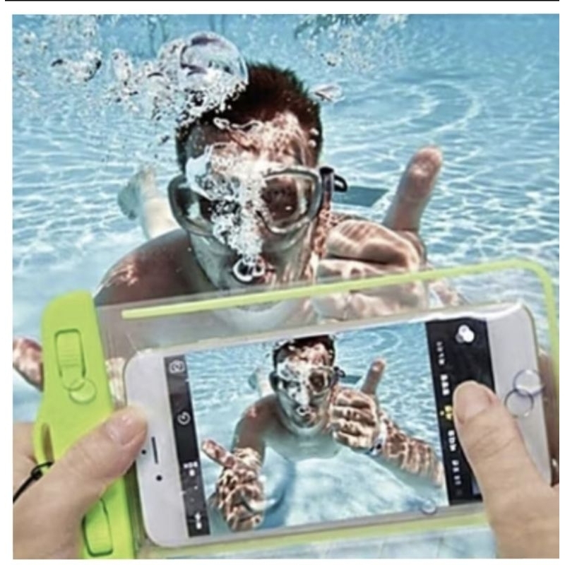 CAPA PROVA DE ÁGUA PARA CELULARES SMARTPHONES Moto Bicicleta  Piscinas Praia Rios Chuvas
