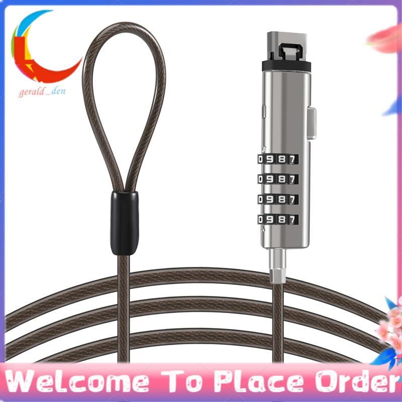 4 Digital Universal Lock USB Laptop Security Cable Para Computador