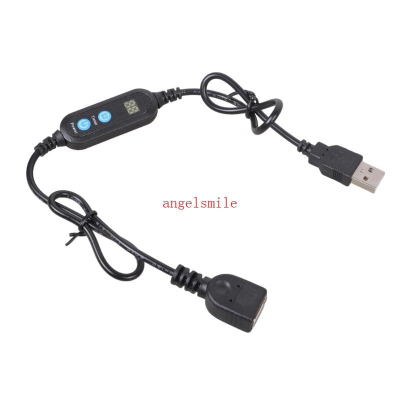 Temporizador Repetição Extensão USB 24H Display Digital Economia Energia Para Gerenciamento Eletrôn