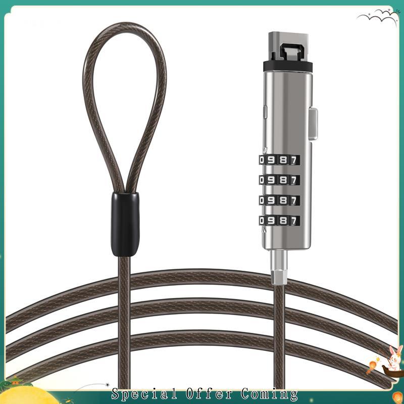 Heheshophhuuele14 Digital Universal Lock USB Laptop Security Cable Para Computador