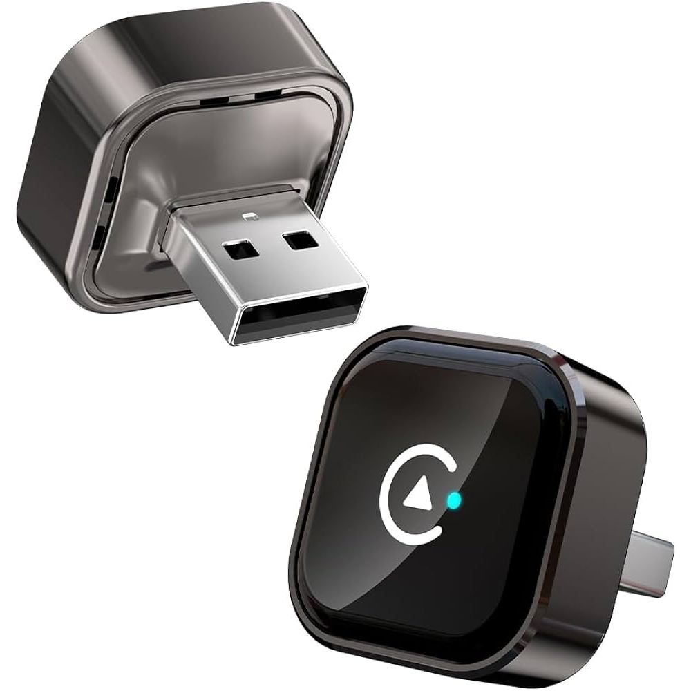 Carplay Adaptador Sem Fio Car Play Android Auto 2 Em 1 Usb Wireless Automático 2026