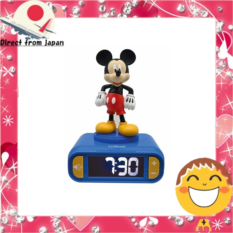 Lexibook Mickey Mouse Digital Night Light Alarm Table Clock RL800MCH Authentic[Direct from Japan]