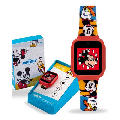 Relógio Infantil Azul Digital Mickey Mouse Com Jogos Condor
