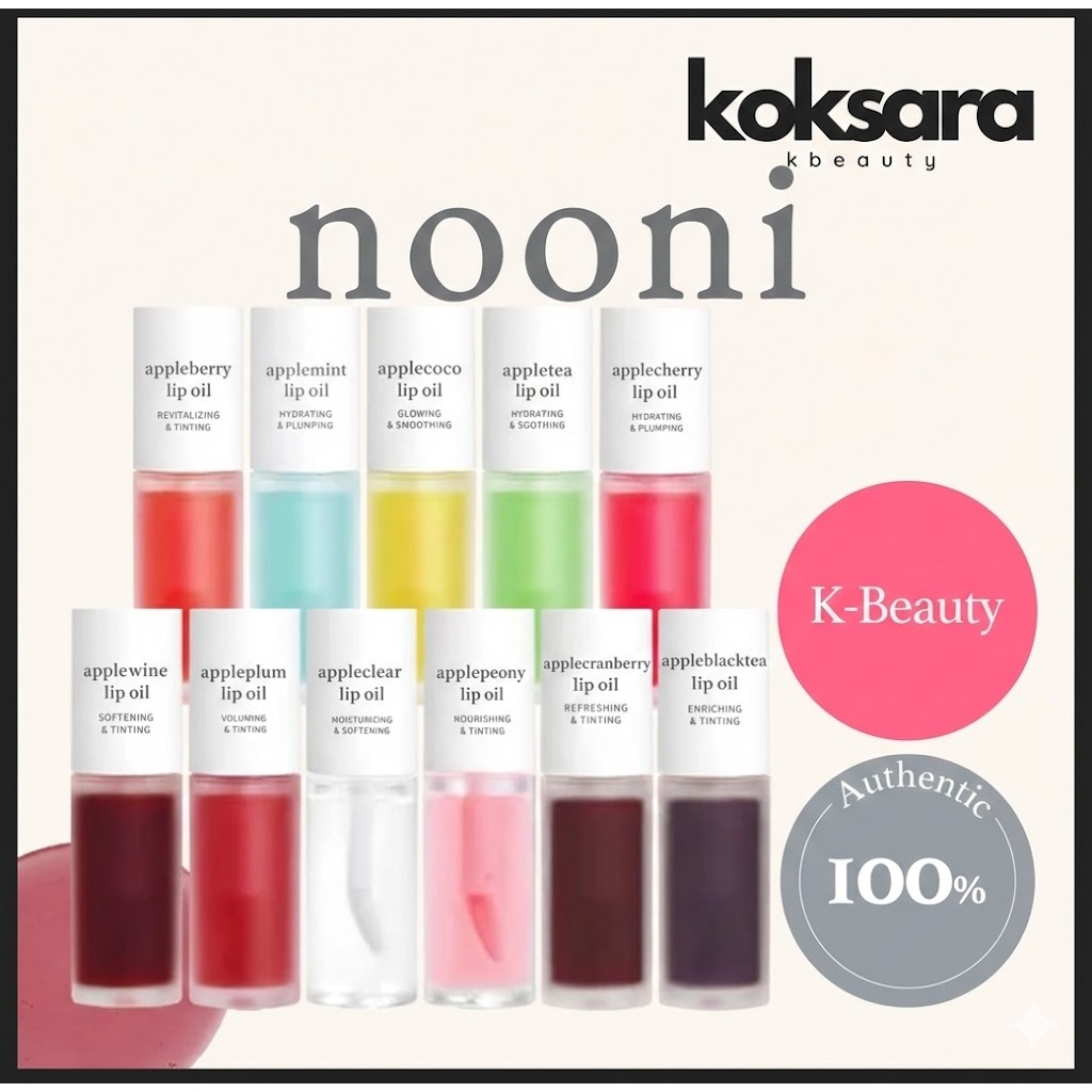 [OFFICIAL] Nooni Lip Oil 3.5ml (19 Colors)