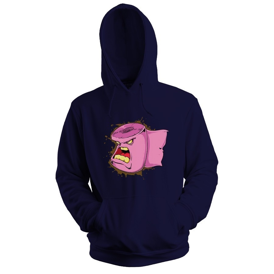 Blusa de Frio Moletom flanelado com Capuz Estampa Digital Unissex Envio Imediato Cabeça Amassada