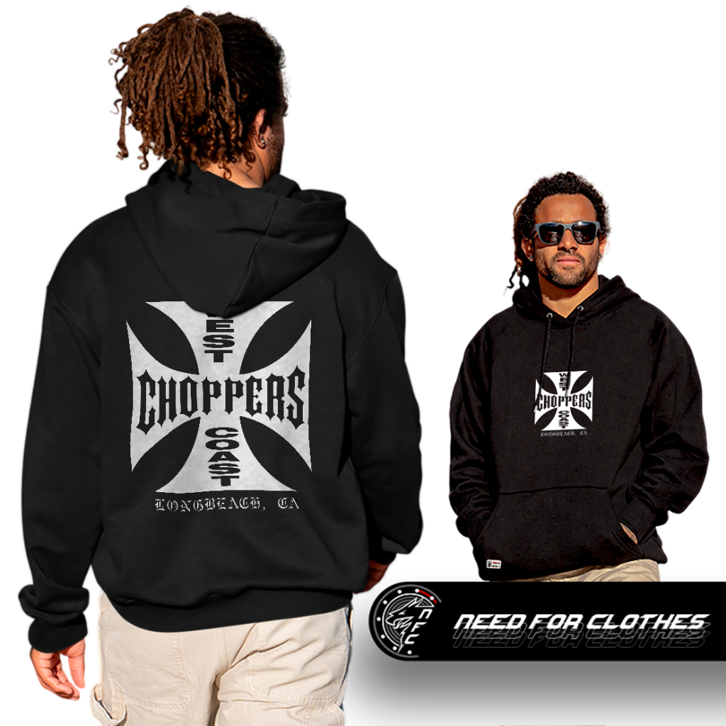 Moletom Canguru West Coast Choppers Brian O’Conner Fast Furious Old School Biker Street Racing