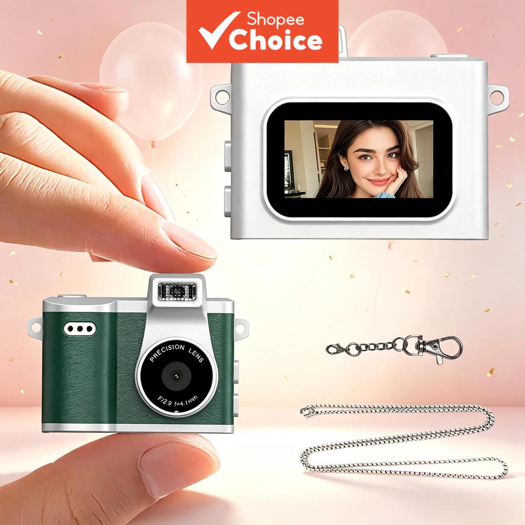 Câmera Ultra 12M 1080P – Presente de Aniversário para Meninas e Meninos de 3 a 12 Anos, Câmera de Vídeo Digital HD,