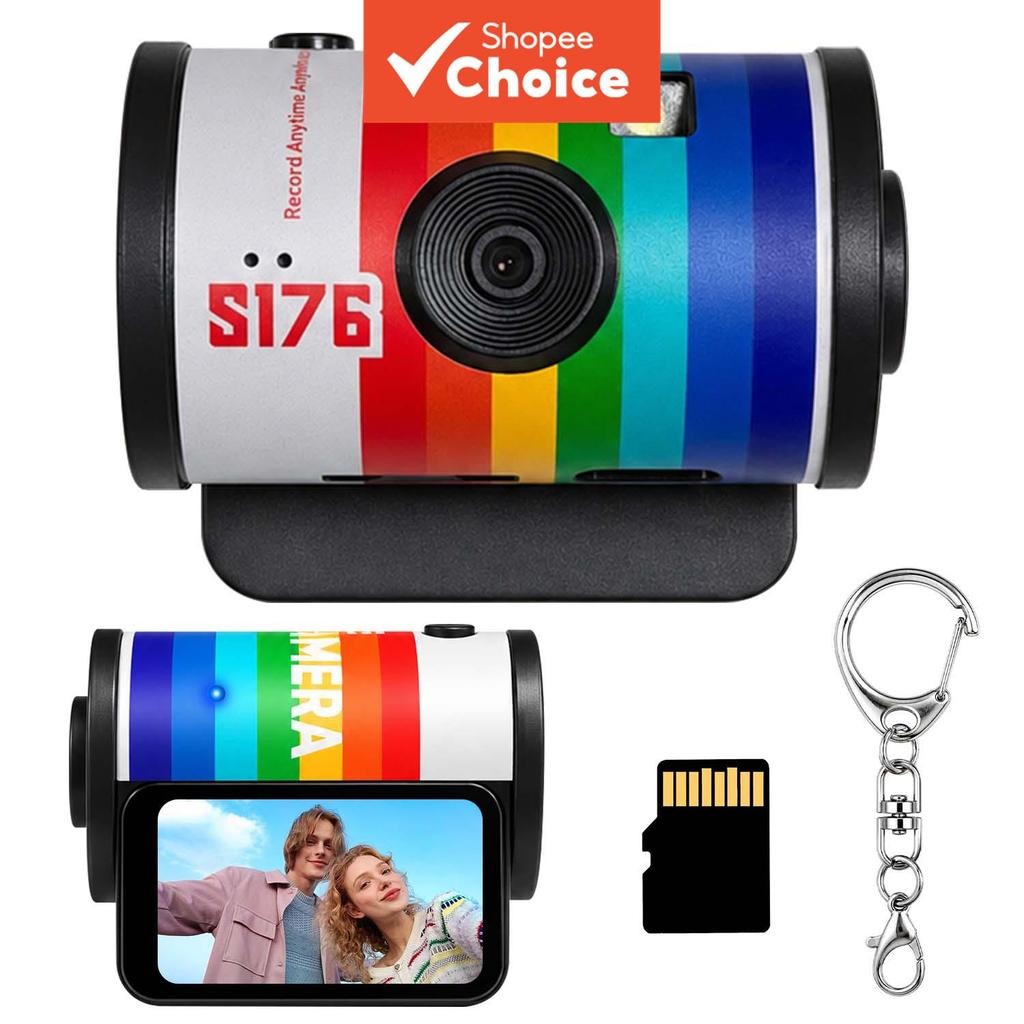 Chaveiro Câmera Portátil 1080P HD Foto Vídeo Digital Com Flash De Preenchimento Para Viagem Gravação Ao Ar Livre