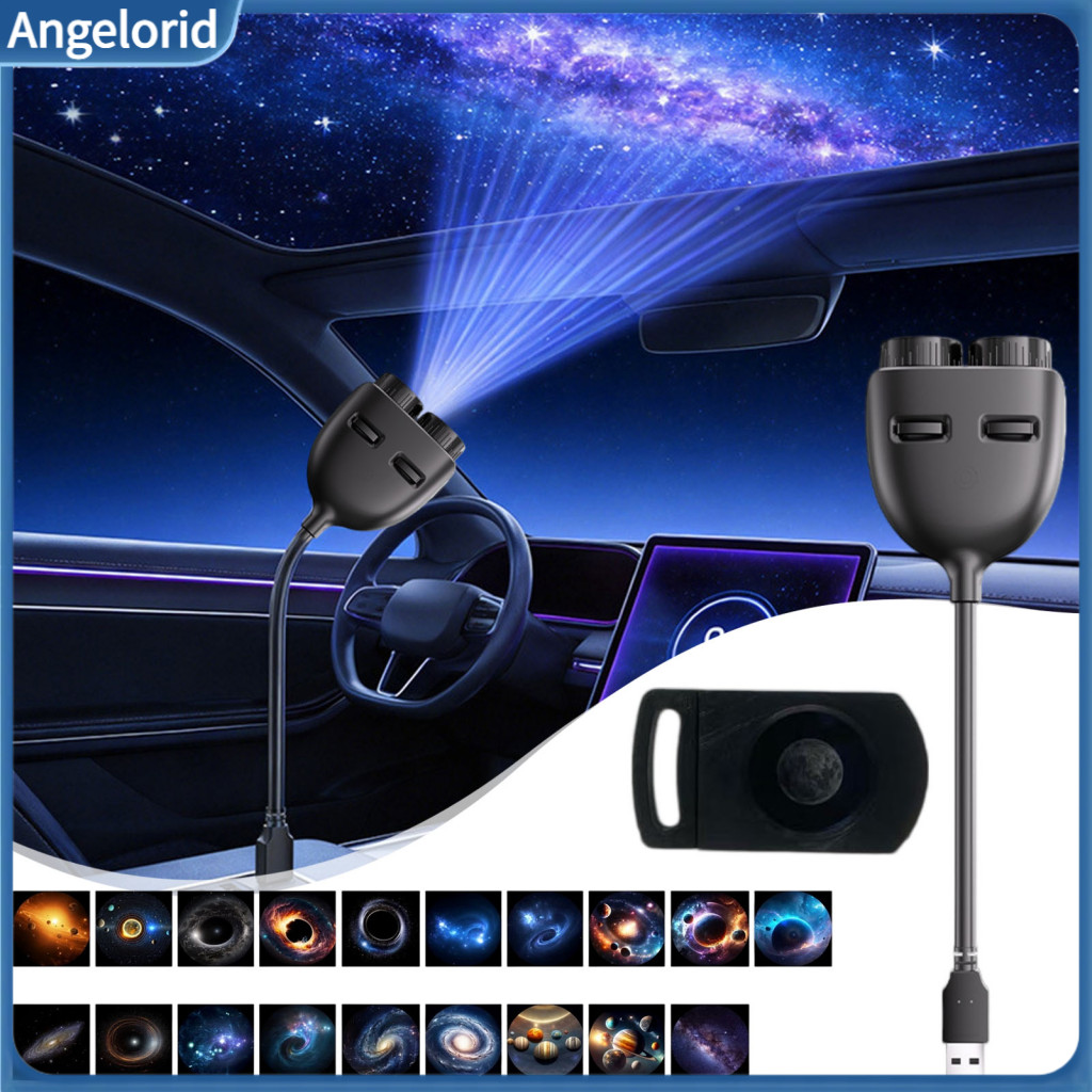 Portable Projector for Bedroom Usb Starlight Lamp for Auto Car Roof Star Night Lights Starry Sky Light Plug Play Ambient