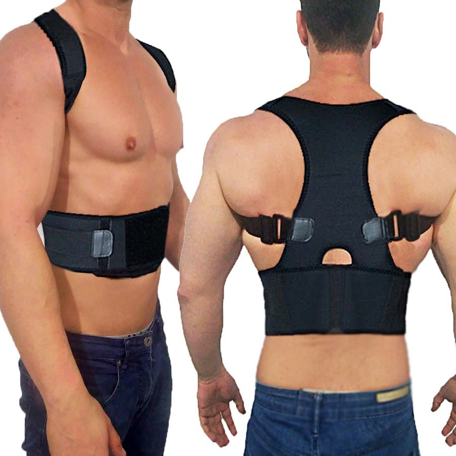 Cinta Colete Corretor De postura Doctor Magnetico Postura Coluna Lombar Regula Magnética alívio de dores nas costas cervical ombros ajustável