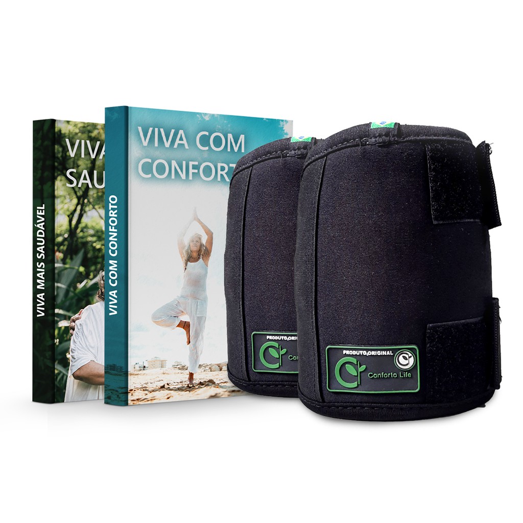 Kit 2 Panturrilheira Magnética Conforto Life