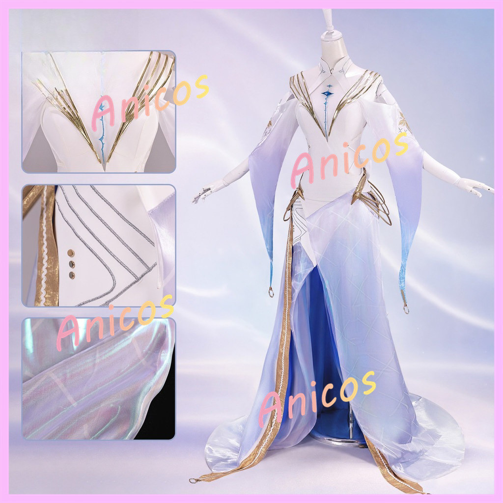 Wuthering Waves Concerto Shorekeeper Cosplay Conjunto Premium Stage Event Dress Outfit