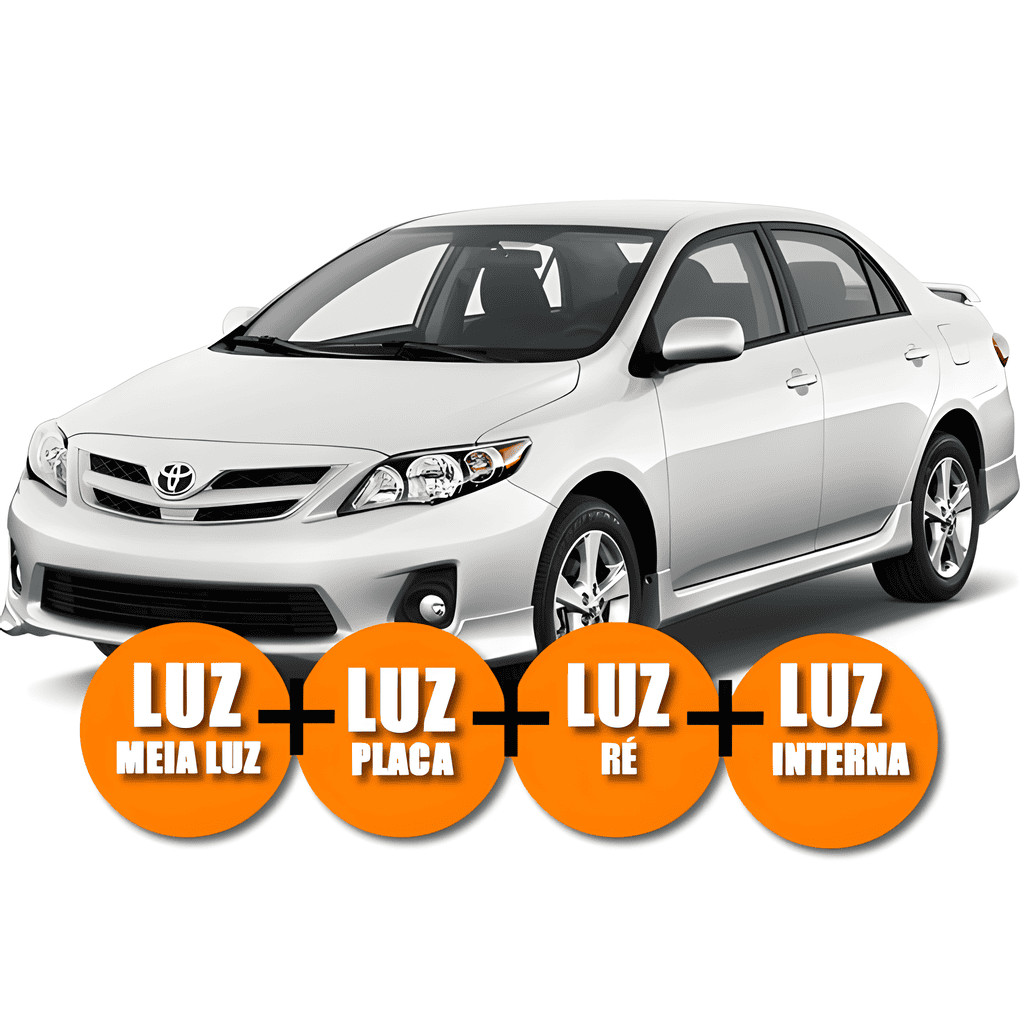 Kit Led Corolla xei Internos Led 6000k Qualidade Premium