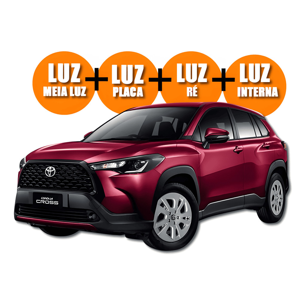 Kit Led Corolla Cross Internos Led 6000k Qualidade Premium