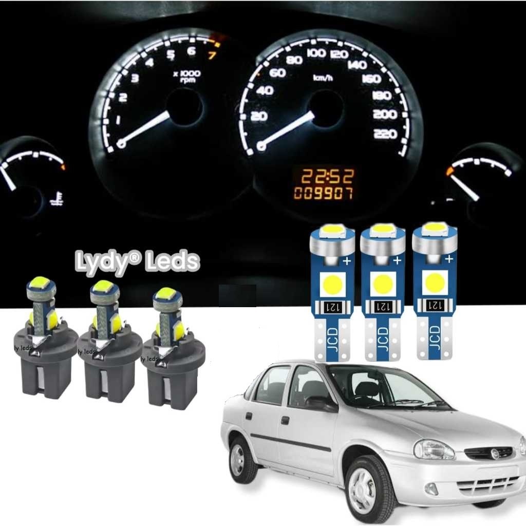 Led Painel Corsa Wagon Max Premium Classic Wagon WInd Super Branco 1994/2011