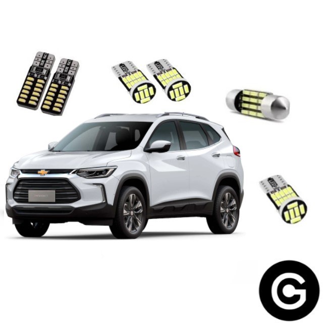Kit Led Premium Chevrolet Tracker Lt 2021 Teto Malas Re Farolete