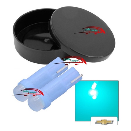 2 Lâmpada Led Ice Blue Comando Ar Ventilação Corsa Premium