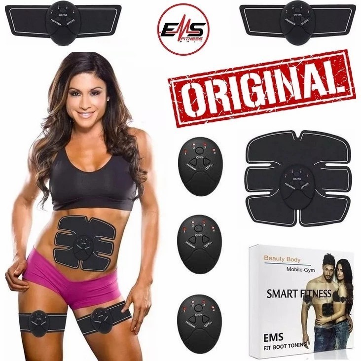 Fitness Workout Tonificação De Abdominal Simulador De Abdominais Smart Ems Treino