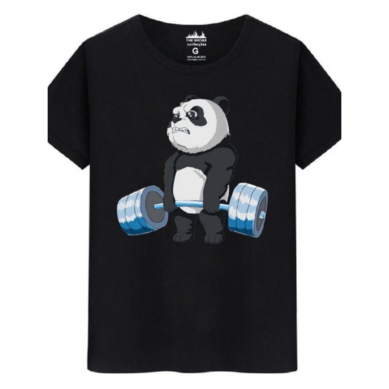 Camiseta Masculina Premium Estampa Panda Fitinis