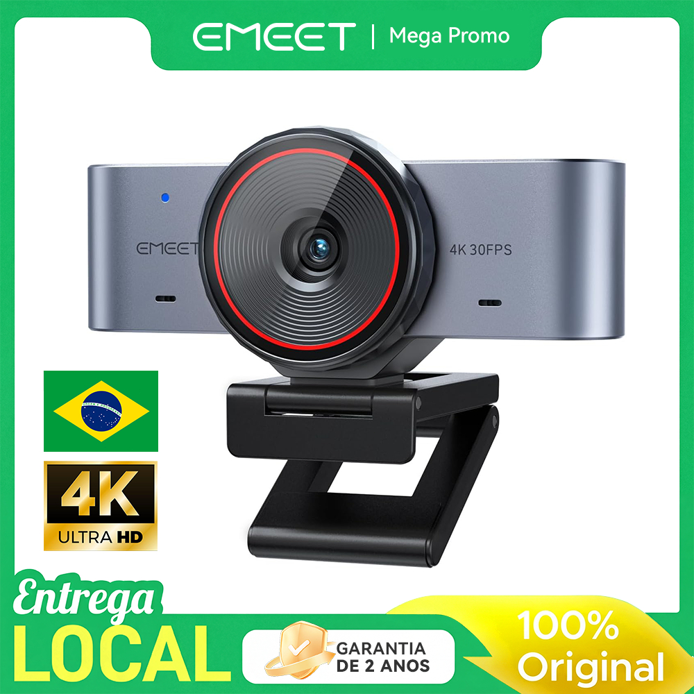 Webcam 4K EMEET C960 Ultra PC e Mac, Sensor 1/1.5